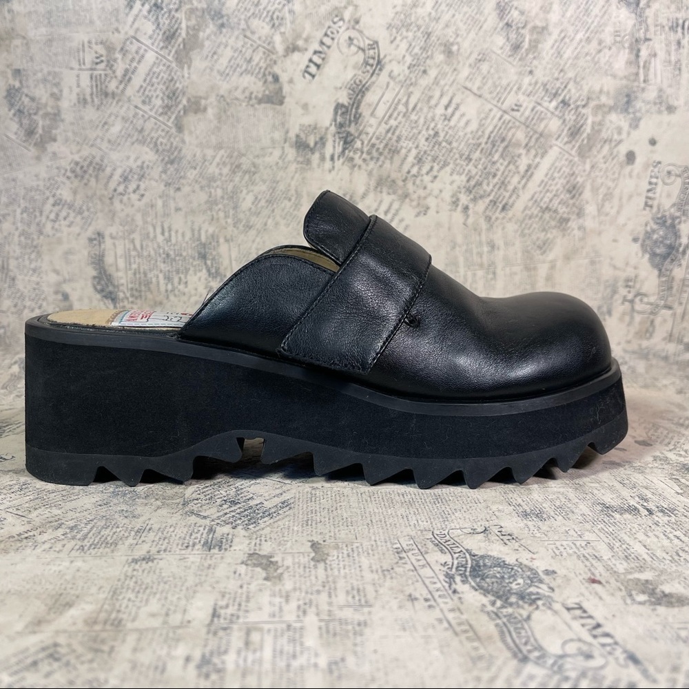 American Eagle Bandstand 90s Y2K Platform Slip On Shoes Chunky Vintage